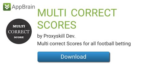 Multi Correct Score .